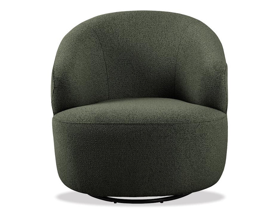 Mietta Swivel Lounge Chair - Green