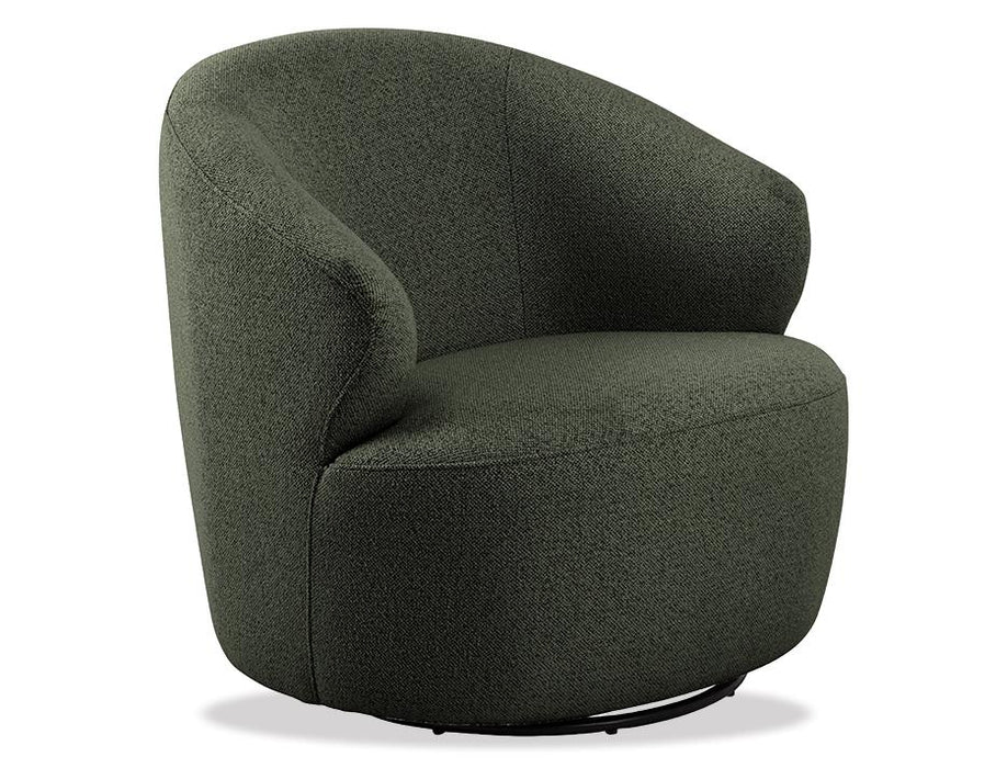 Mietta Swivel Lounge Chair - Green