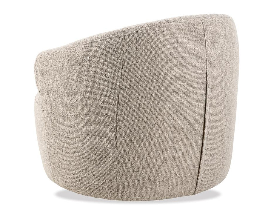 Mietta Swivel Lounge Chair - Oyster Grey