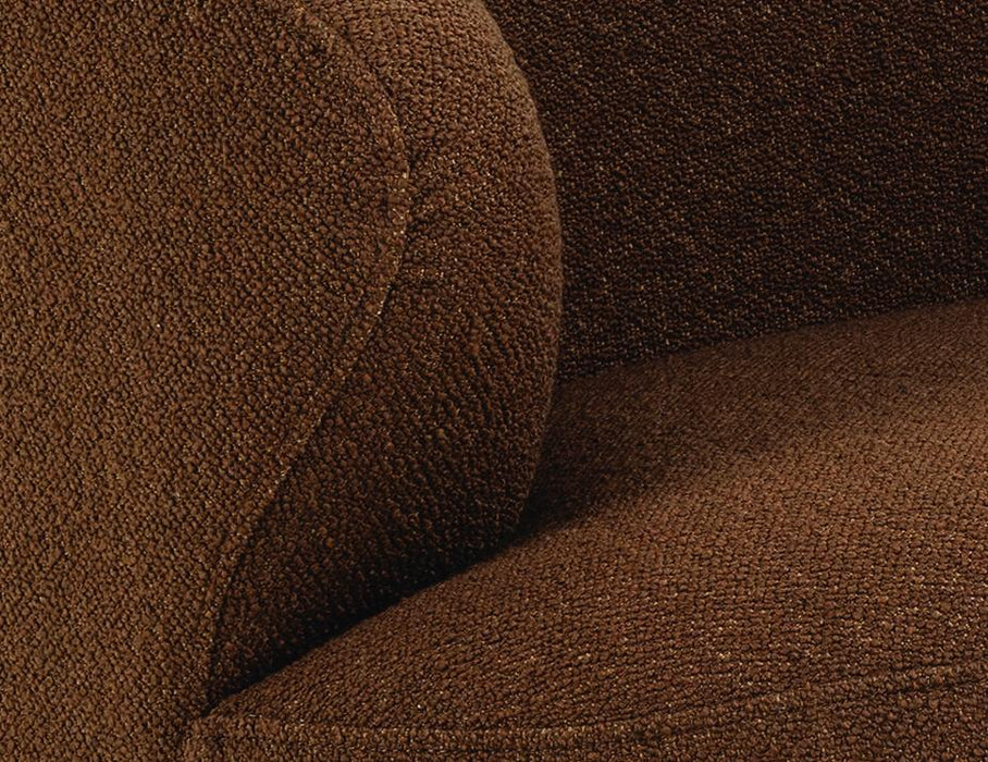 Mietta Swivel Lounge Chair - Brown