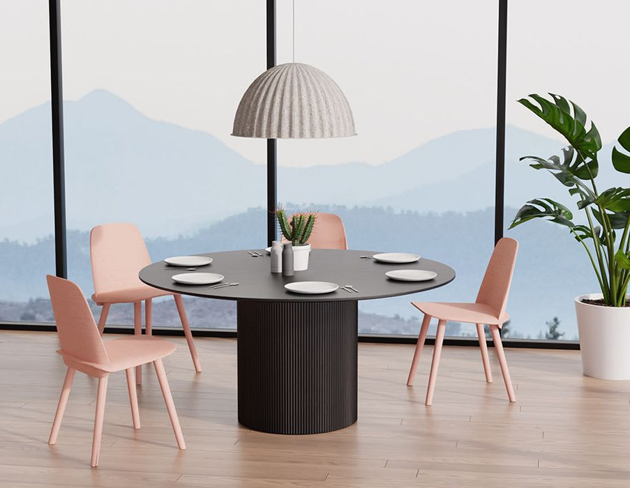 Mimi Dining Table - Black - Black - 155cm