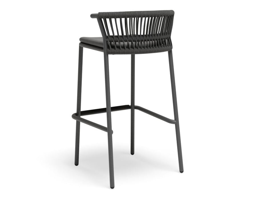 Minori Stool - Charcoal - Dark Grey Cushion