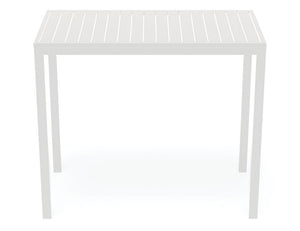 Halki Table - Outdoor - High Bar - 125cm x 65cm - White