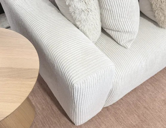 Monaco Sofa - Config C with Left Chaise - Custom Upholstered - Category A Upholstery, Wood, 291cm W