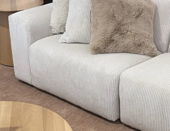 Monaco Sofa - Config A with Left Open End - Custom Upholstered - Category A Upholstery, Wood, 231cm W