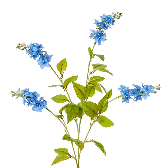 Larkspur Spray Pack of 12 - Blue, 62cm (H)