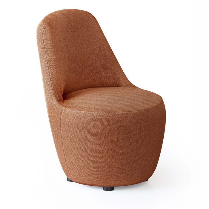 Myk Single Lounge Chair - Rust