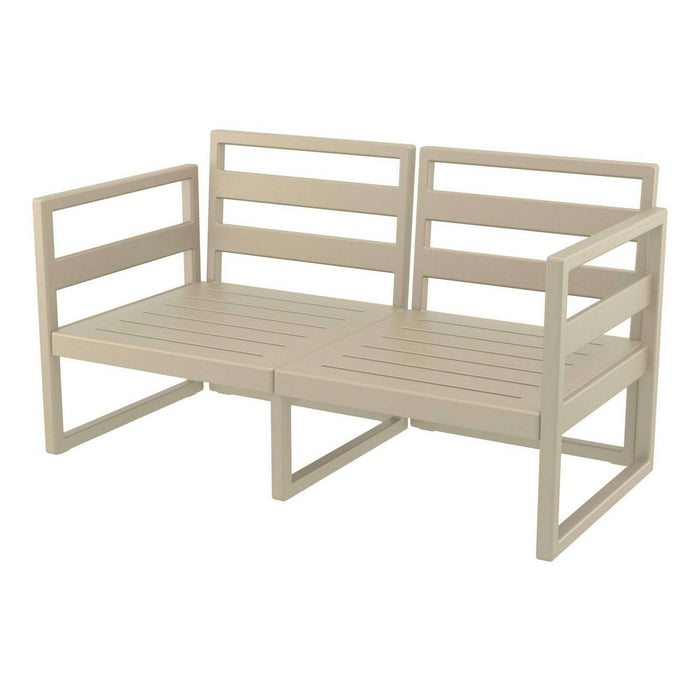 Siesta Mykonos Lounge Set - Taupe - No cushions