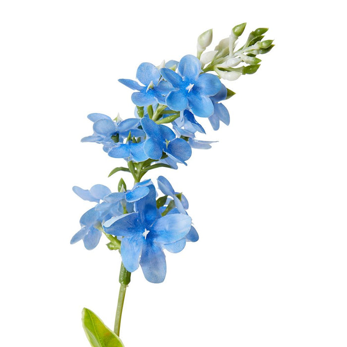 Larkspur Spray Pack of 12 - Blue, 62cm (H)