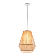 Natural Hand-Woven Bamboo Empire Pendant Lamp