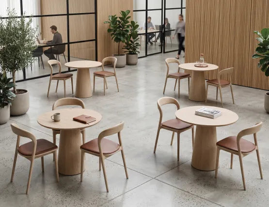 Circa Cafe Table - Round - Natural Ash - 85cm