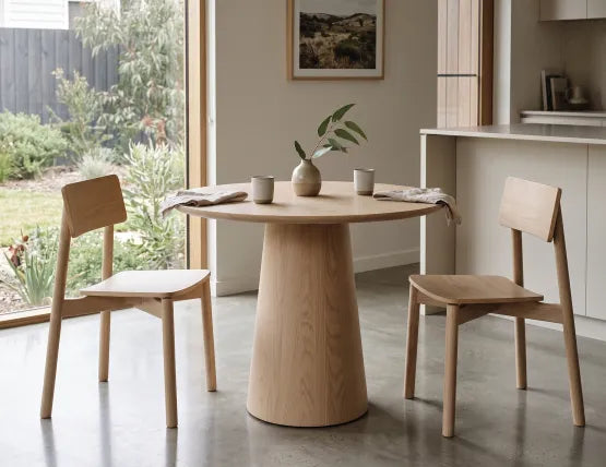 Circa Cafe Table - Round - Natural Ash - 85cm