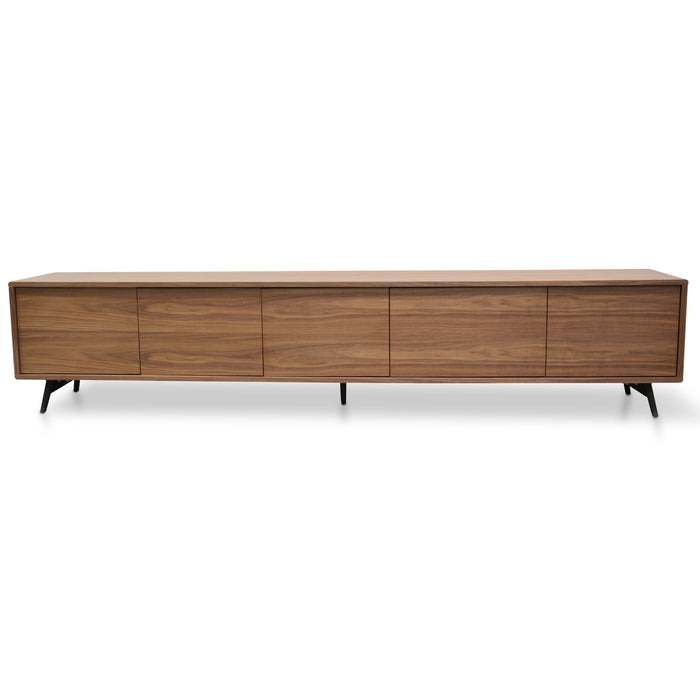 CTV106-BB 2.4m TV Entertainment Unit - Walnut