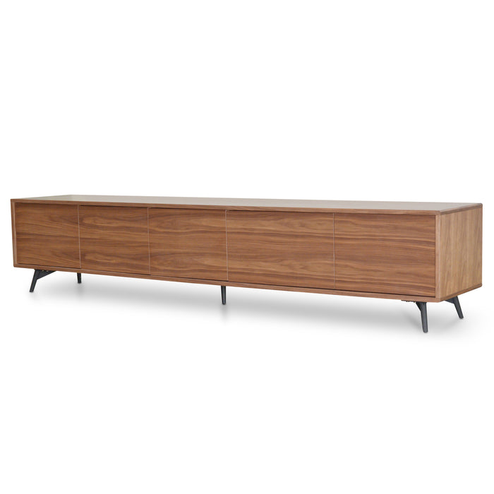 CTV106-BB 2.4m TV Entertainment Unit - Walnut