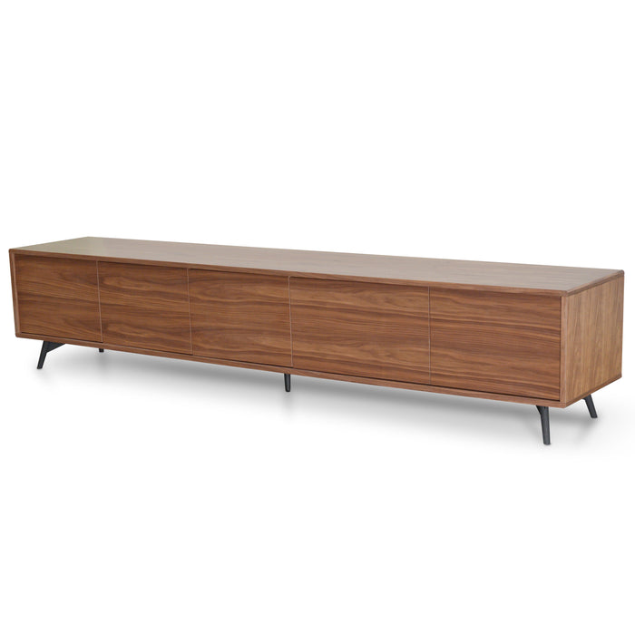 CTV106-BB 2.4m TV Entertainment Unit - Walnut