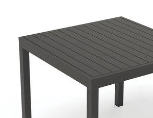 Halki Table - Outdoor - 90cm x 90cm - Charcoal