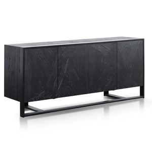 Modern Concepts Nicole 186cm Wooden Sideboard and Buffet - Full Black