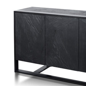 Modern Concepts Nicole 186cm Wooden Sideboard and Buffet - Full Black