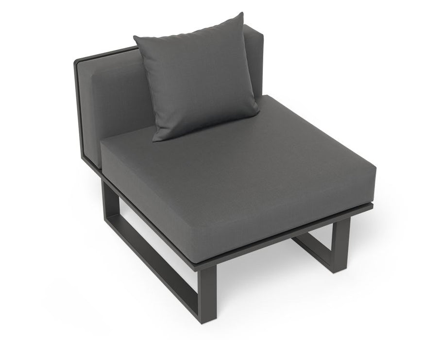 Vivara Sofa - Charcoal - Modular Section E - No Arm