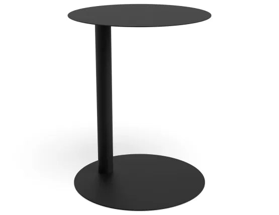 Nook Side Table - Black, Wood, 40cm W