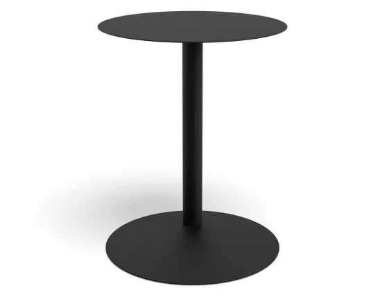 Nook Side Table - Black, Wood, 40cm W
