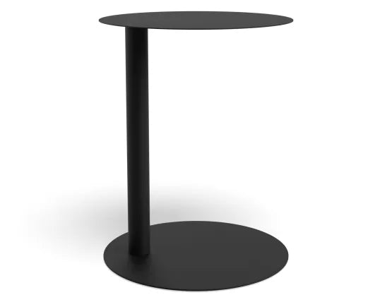 Nook Side Table - Black, Wood, 40cm W