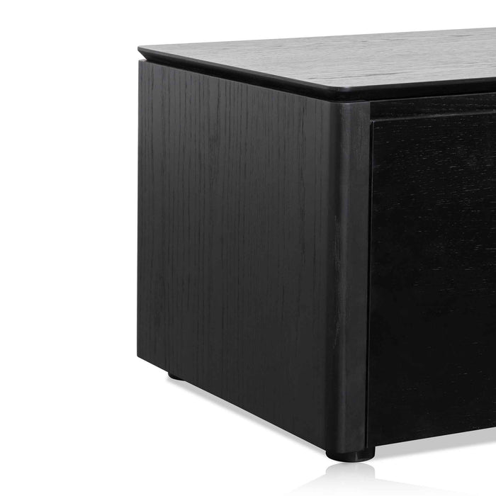 CTV6134-CN TV Entertainment Unit with Middle Drawer - Black Oak