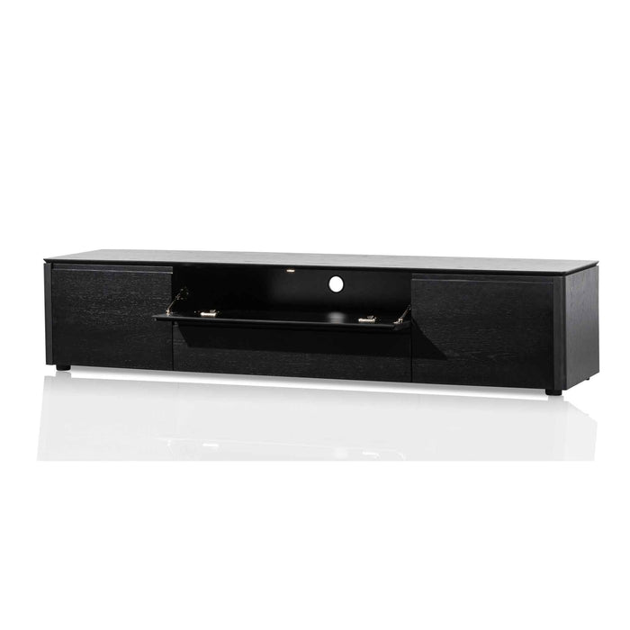 CTV6134-CN TV Entertainment Unit with Middle Drawer - Black Oak