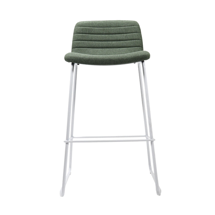 Pixel 630 Stool - Olive/White