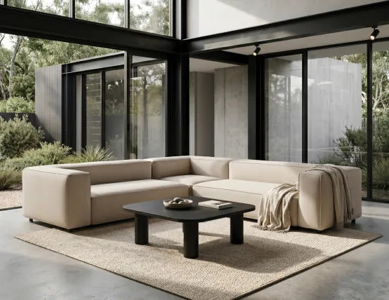 Nolia Modular Sofa - Corner - Beige, 104cm W