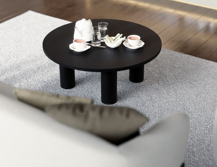 Orbix Round Coffee Table - Black