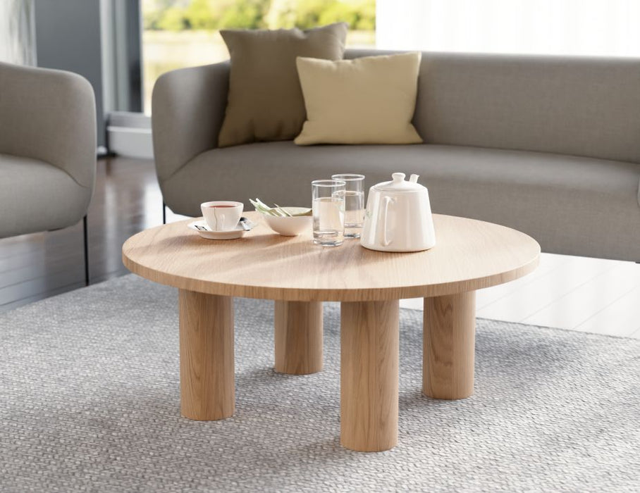 Orbix Round Coffee Table - Natural