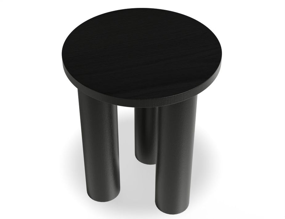 Orbix Round Side Table - Black