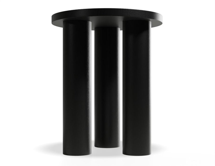 Orbix Round Side Table - Black