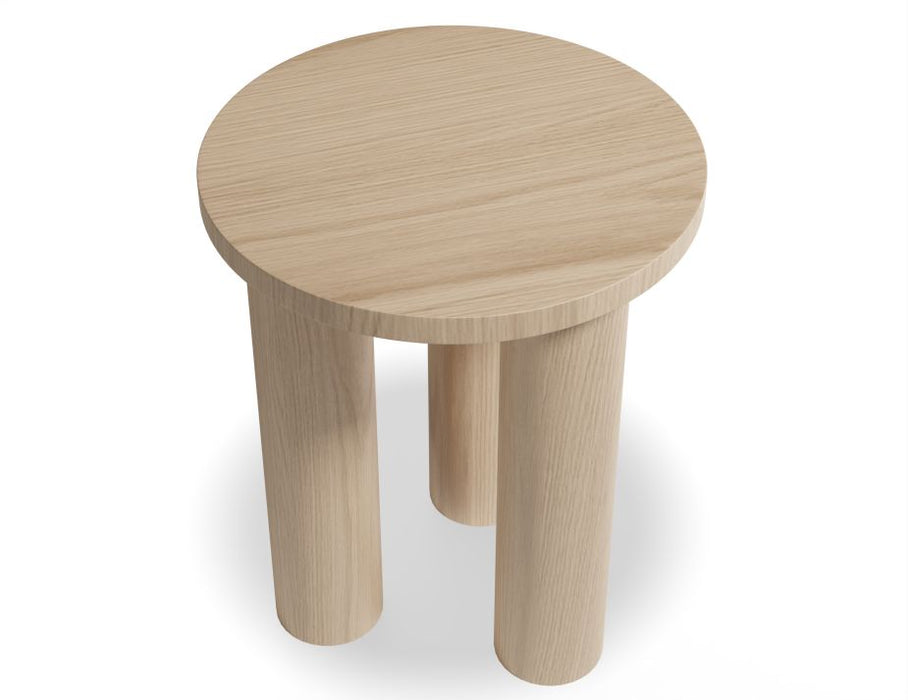 Orbix Round Side Table - Natural