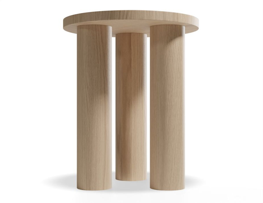 Orbix Round Side Table - Natural