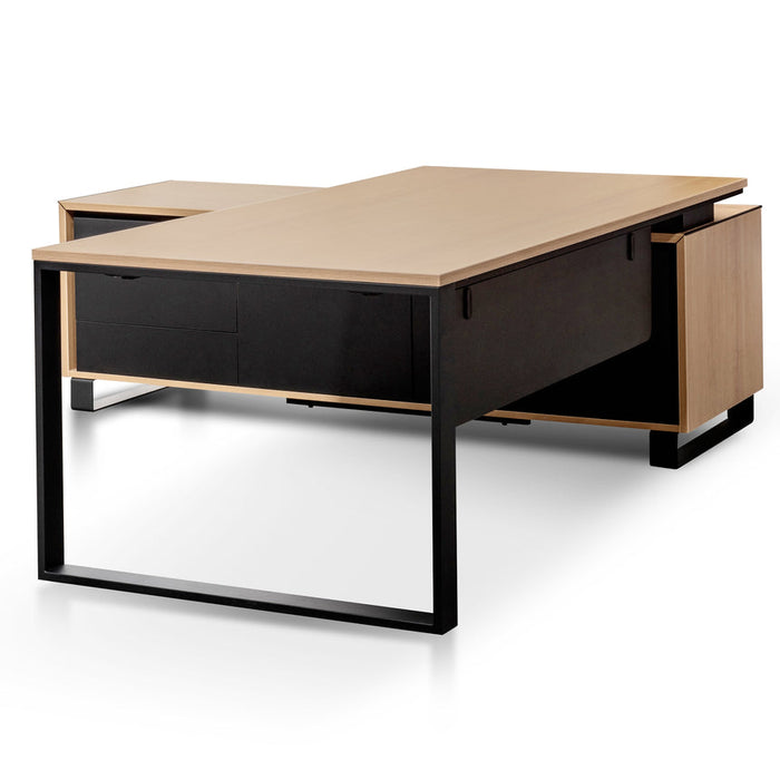 Calibre Furniture Janell 2.3m Office Desk - Natural