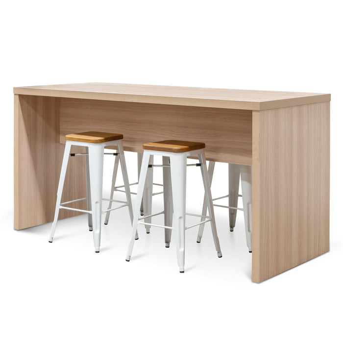 Calibre Furniture Leonor Office High Table - Light Oak