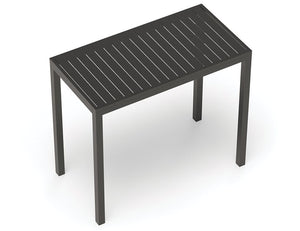 Halki Table - Outdoor - High Bar - 125cm x 65cm - Charcoal