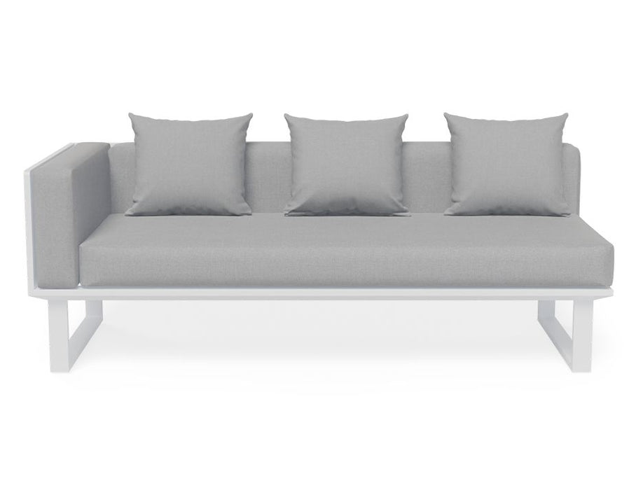 Vivara Sofa - White - Modular Section A - Left Arm