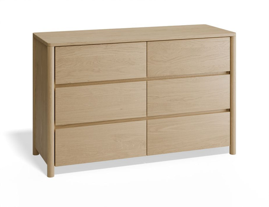 Nordica Chest of Drawers - Solid Oak - 120cm