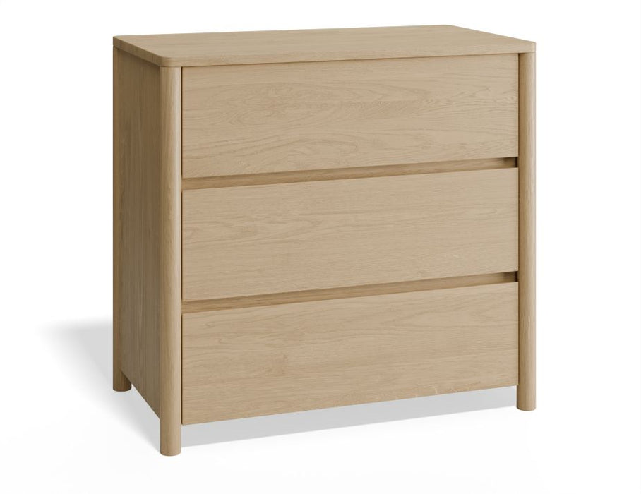 Nordica Chest of Drawers - Solid Oak - 80cm