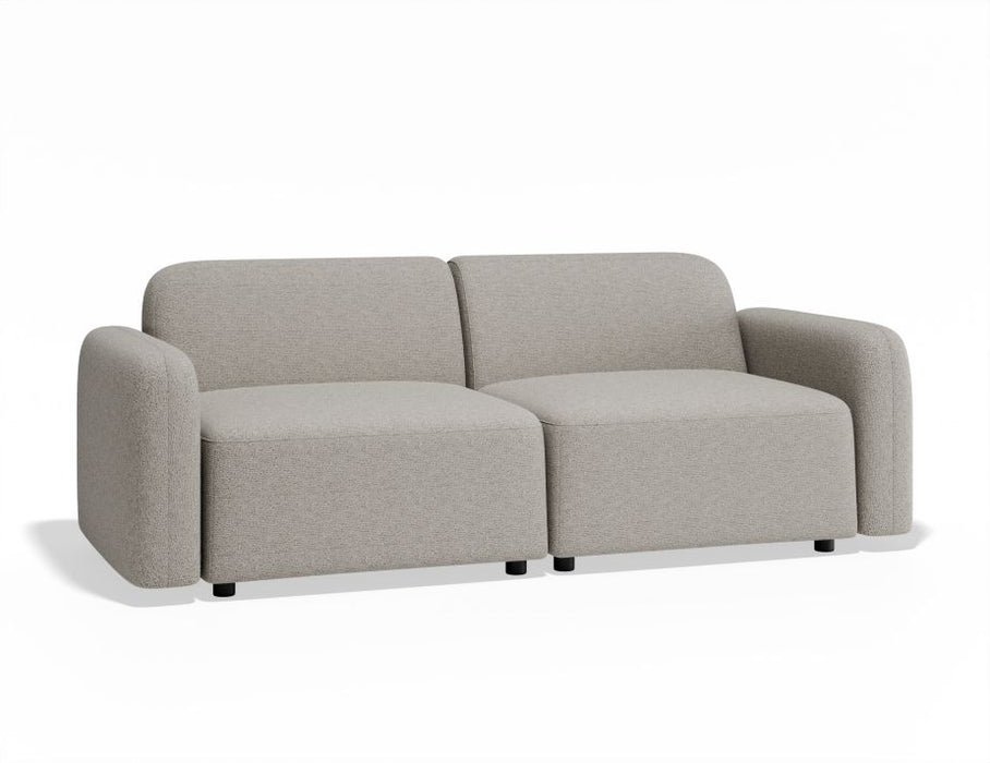 Atticus Modular Sofa - 2 Seater - Oyster Grey Fabric