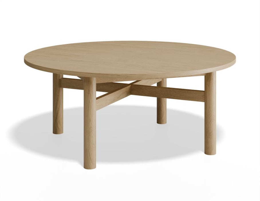 Nordica Coffee Table - Round - 96Dia - Solid Oak