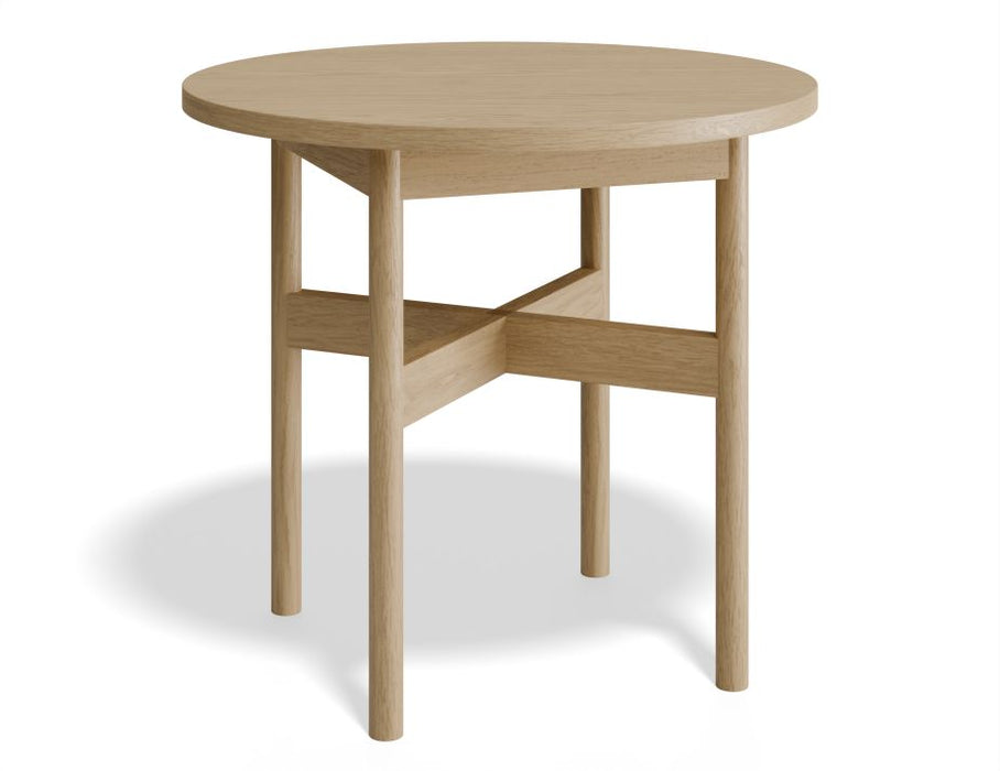 Nordica Side Table - Round - 50Dia - Solid Oak