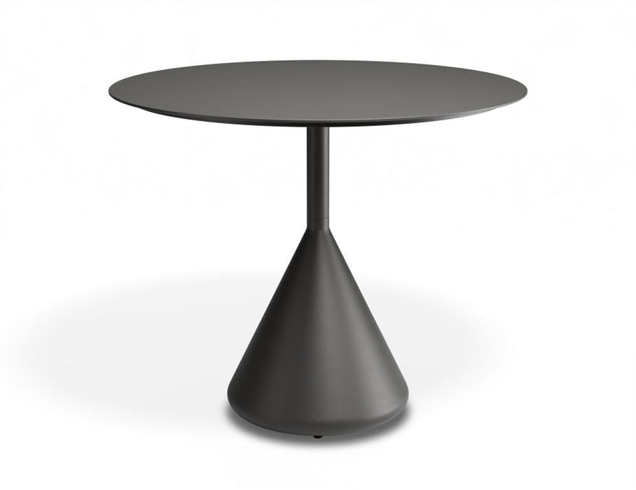 Kora Cafe Table 90cm Dia - Outdoor - Charcoal