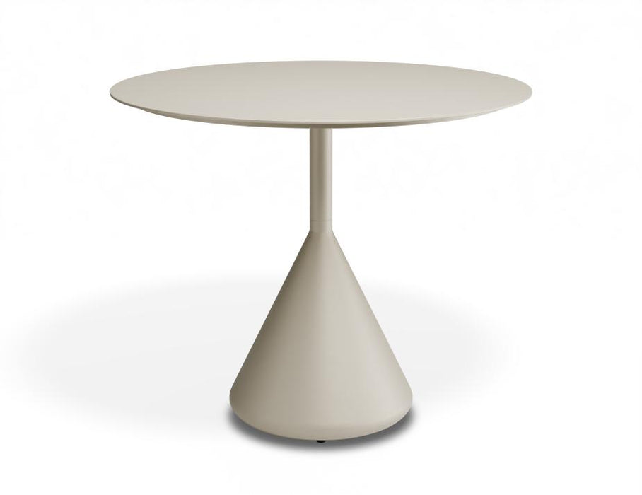 Kora Cafe Table 90cm Dia - Outdoor - Latte