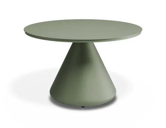 Kora Coffee Table 71cm Dia - Outdoor - Eucalyptus Green, Aluminium