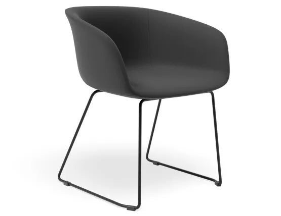 Lonsdale Armchair - Sled - Dark Grey Fabric