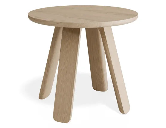 Mateo Side Table - Round - Natural Ash - 50cm